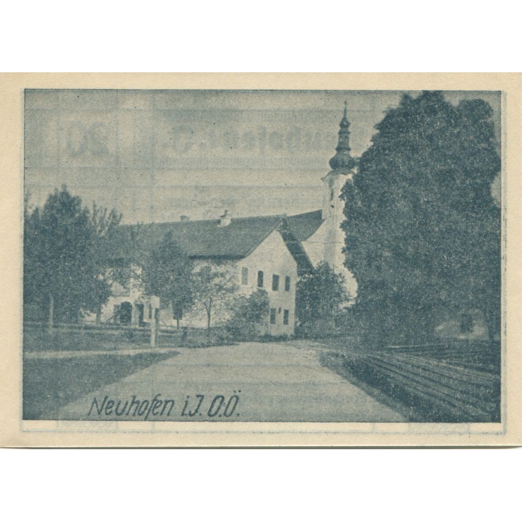 Billet, Autriche, Neuhofen, 20 Heller, route 1920-12-31, SPL Mehl:FS 652IIa