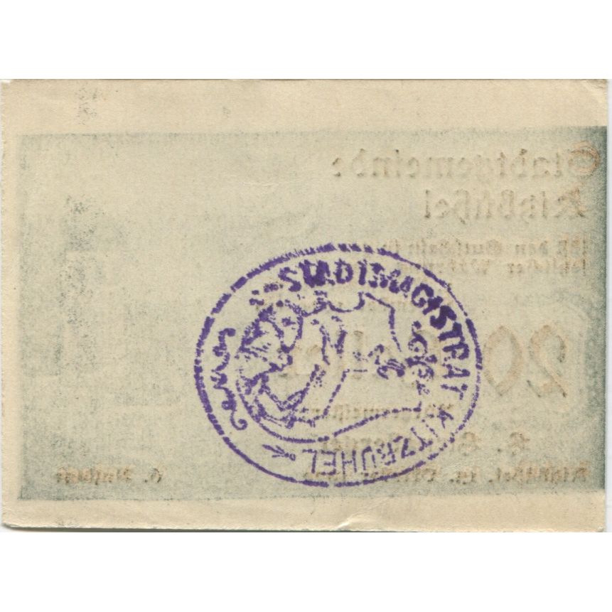 Billete, Austria, Kitzbühel, 20 Heller, château 1920-01-15, SC, Mehl:FS 449I