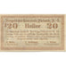 Banknot, Austria, Pürbach, 20 Heller, valeur faciale, 1920 SPL Mehl:FS 793II