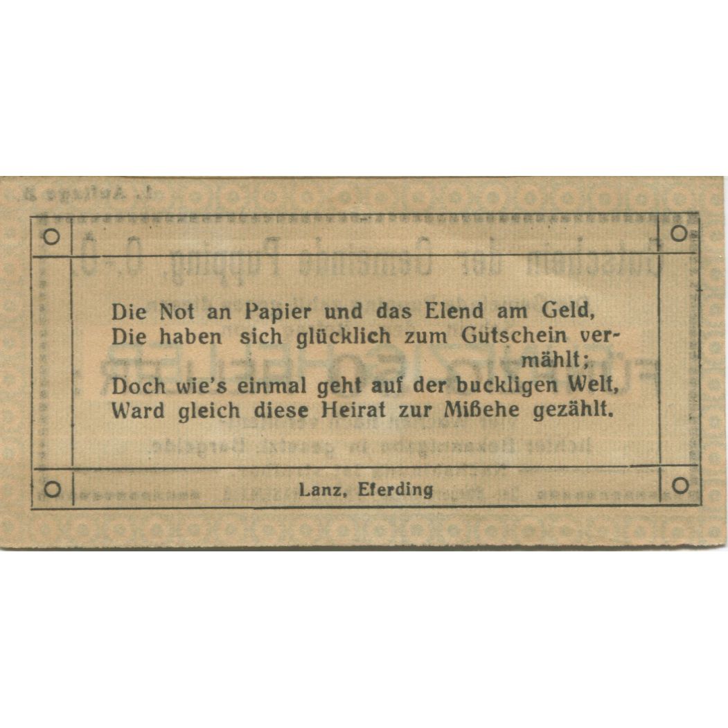 Billet, Autriche, Pupping, 50 Heller, valeur faciale, 1920, SUP, Mehl:FS 792