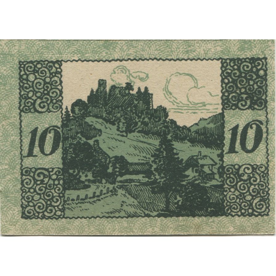 Billet, Autriche, Windegg, 10 Heller, château 1920-12-31, SPL Mehl:FS 1241Ia