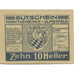 Banknot, Austria, Ulmerfeld, 10 Heller Blason 1920-09-30, UNC(63) Mehl:FS 1089Ia