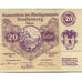 Banknot, Austria, Senftenberg, 20 Heller, ruine 1920 AU(55-58) Mehl:FS 993d
