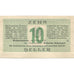 Billet, Autriche, Weitersfelden, 10 Heller, village 1920-12-31 SPL Mehl:FS 1164a
