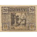 Banknote, Austria, Mistelbach, 20 Heller, Monument, 1920 UNC(63) Mehl:FS 614b