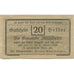 Banknote, Austria, Mühlheim, 20 Heller, château, 1920 UNC(63) Mehl:FS 631a1