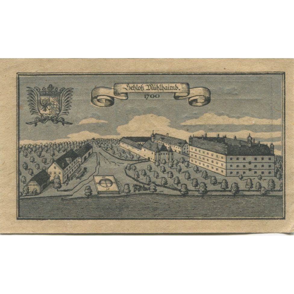 Banknote, Austria, Mühlheim, 20 Heller, château, 1920 UNC(63) Mehl:FS 631a1