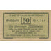 Banknote, Austria, Mühlheim, 50 Heller, château 1, 1920 UNC(63) Mehl:FS 631b2