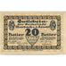 Banknote, Austria, Marbach, 20 Heller, Port, 1920, UNC(63), Mehl:FS 579II