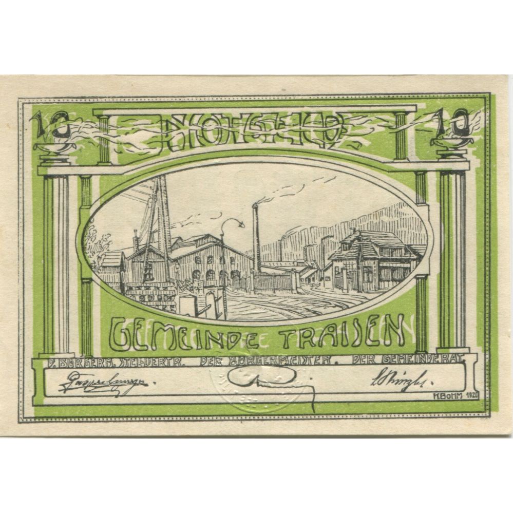 Banknote, Austria, Traisen, 10 Heller, Usine, 1920, UNC(63), Mehl:FS 1076I