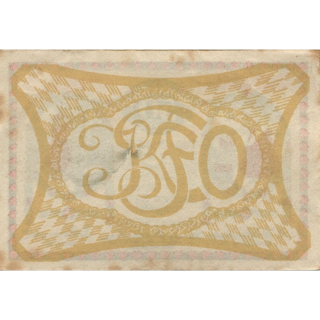 Banknote, Austria, Linz, 50 Heller, personnage, 1920 AU(55-58) Mehl:FS 535