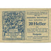 Banknote, Austria, Steinklamm, 20Heller parchemin, 1920, UNC(63), Mehl:FS 1031a1