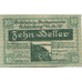 Banknote, Austria, Schärding, 10 Heller, Blason, 1920 UNC(63) Mehl:FS 951