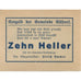 Banconote, Austria, Rustorf, 10 Heller, Blason 1920-12-31, SPL, Mehl:FS 856a