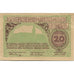 Banknote, Austria, Roschitz, 20 Heller, Eglise, 1920 UNC(63) Mehl:FS 844