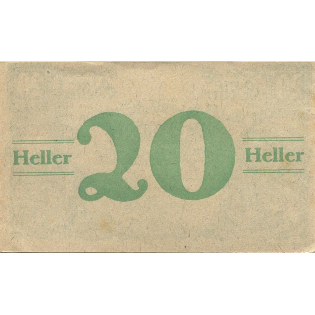 Banknote, Austria, Neudorf, 20 Heller, château, 1920 UNC(63), Mehl:FS 1229Ia
