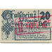 Banknote, Austria, St Veit, 20 Heller, château 1920 UNC(63) Mehl:FS 944a