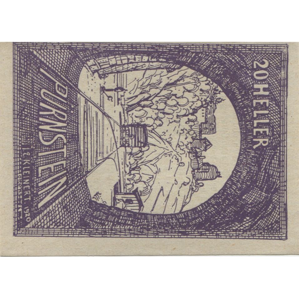 Banknote, Austria, Pürnstein, 20 Heller, Mine, 1920, UNC(63), Mehl:FS 802a