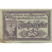 Billet, Autriche, Weisenbach, 50 Heller, Eglise 1920-10-31, SUP Mehl:FS 1155a