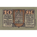Billet, Autriche, St Johann, 10 Heller, Eglise 1921-03-31, SPL, Mehl:FS 898b