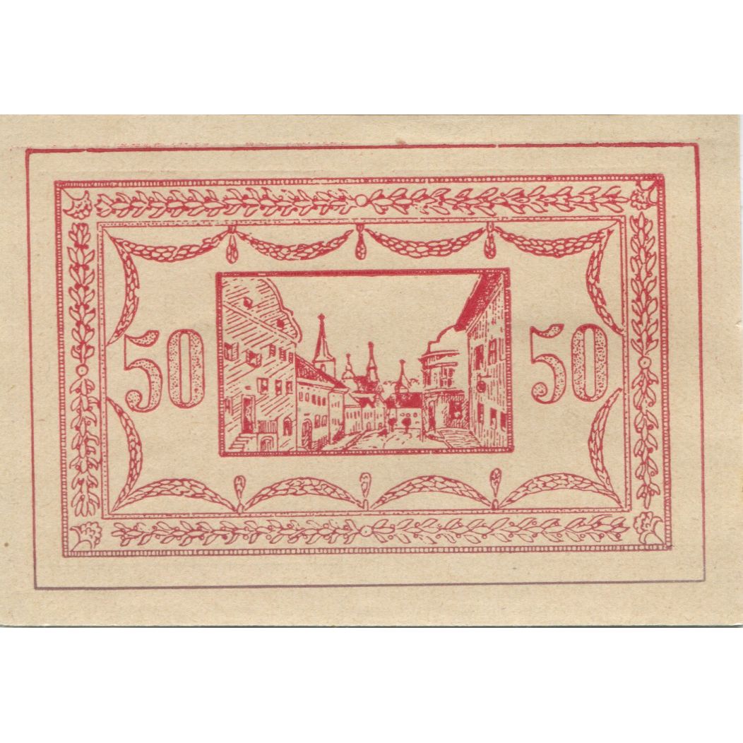 Billet, Autriche, Sarleinsbach, 50 Heller, blé 1920-12-31, SPL, Mehl:FS 948a