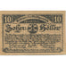 Geldschein, Österreich, Leonfelden, 10 Heller, avenue, 1920 UNZ- Mehl:FS 514