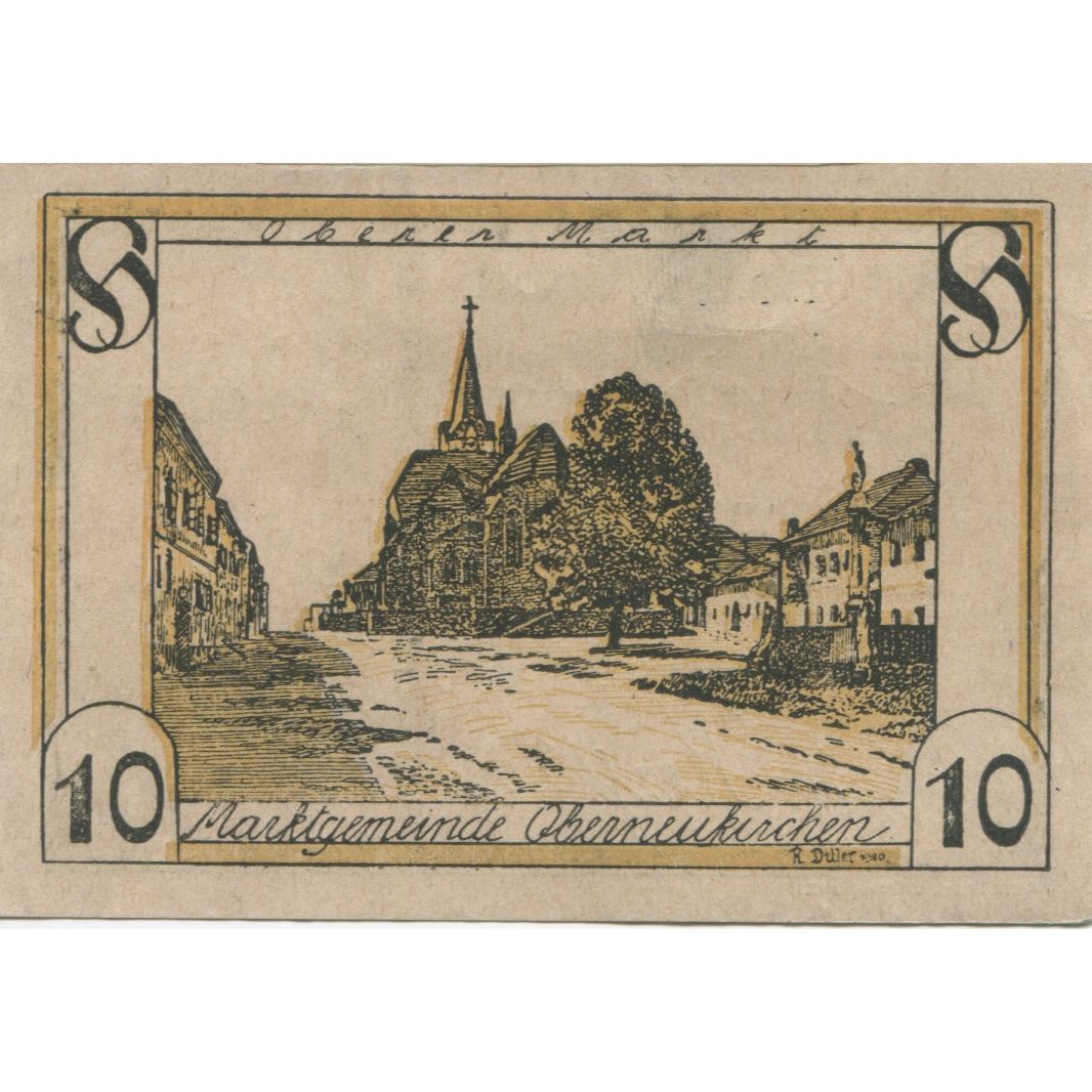 Banknote, Austria, Oberneukirchen, 10 Heller, épée, 1920, UNC(63), Mehl:FS 691b