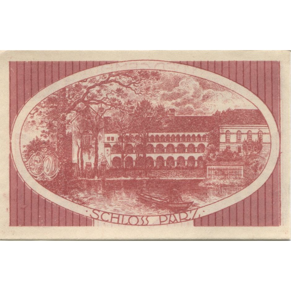 Nota, Áustria, Parz, 50 Heller, Eglise, 1920, UNC(63), Mehl:FS 721a