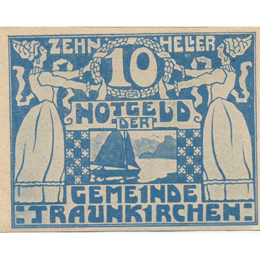 Banknote, Austria, Traunkirchen, 10 Heller, mer, 1920, UNC(63), Mehl:FS 1081