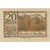 Banknote, Austria, Mondsee, 20 Heller, paysage 1920-12-31, UNC(63) Mehl:FS 626q1