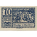 Banknote, Austria, Mondsee, 10 Heller, personnage, 1920 UNC(63) Mehl:FS 626m1