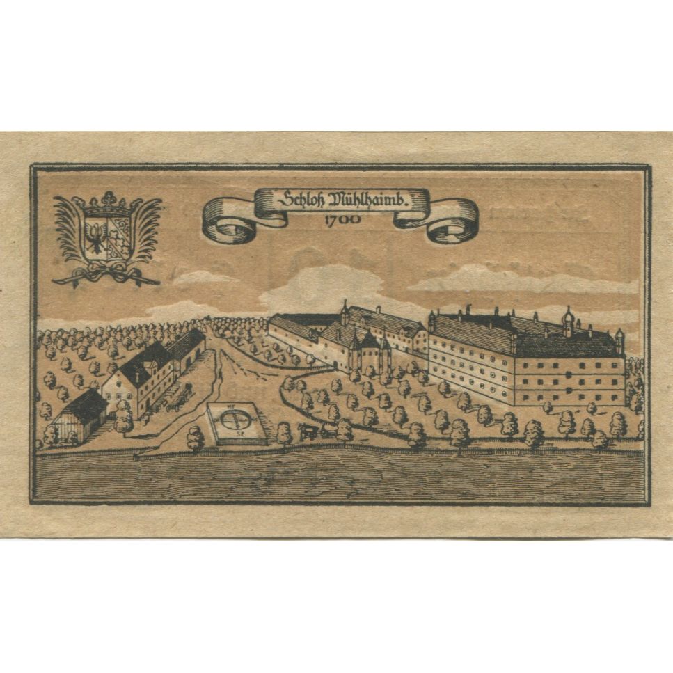 Billet, Autriche, Mühlheim, 10 Heller, château 1920-10-31, SPL, Mehl:FS 631