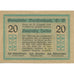 Billet, Autriche, Senftenbach, 20 Heller, valeur faciale, 1920 SPL Mehl:FS 992b