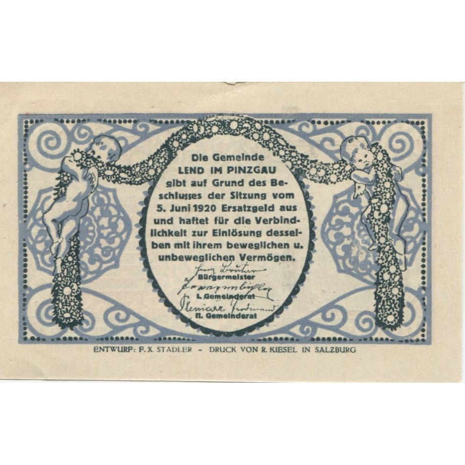 Banknote, Austria, Lend, 50 Heller, village, 1920, UNC(63), Mehl:FS 511IIb