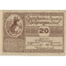 Banknote, Austria, St Georgen, 20 Heller, blé, 1920 UNC(63) Mehl:FS 885I