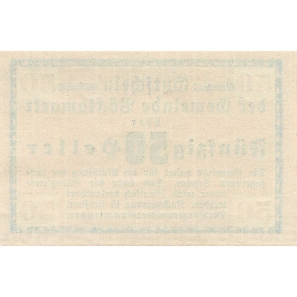 Banknote, Austria, Vöcklamarkt, 50 Heller, Texte, 1920, UNC(63), Mehl:FS 1117Ia