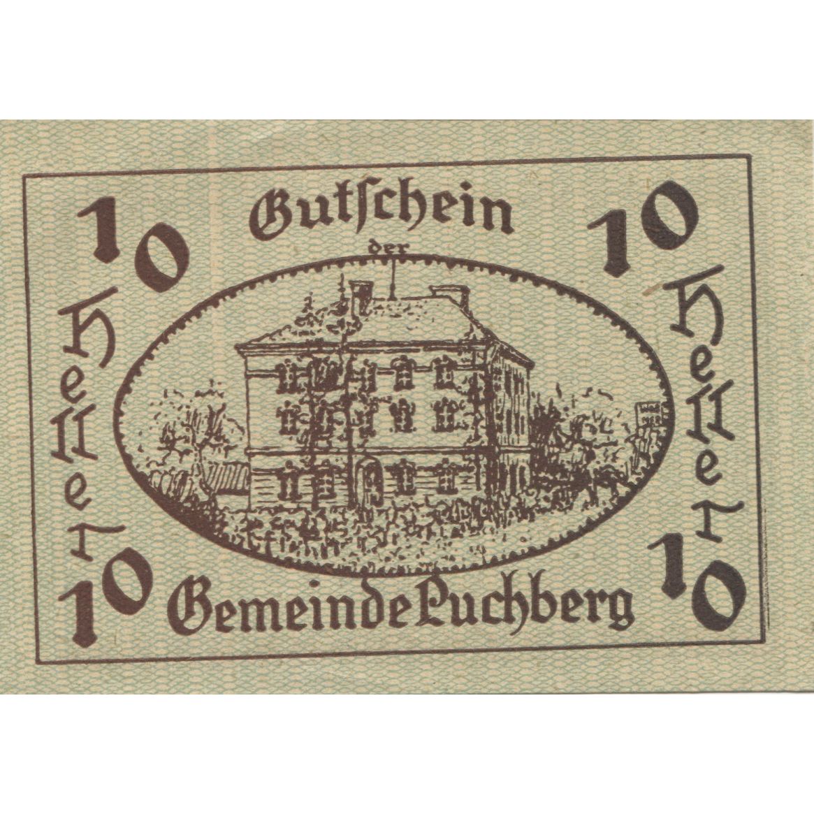 Banknote, Austria, Puchberg, 10 Heller, Maison, 1920 UNC(63) Mehl:FS 785a