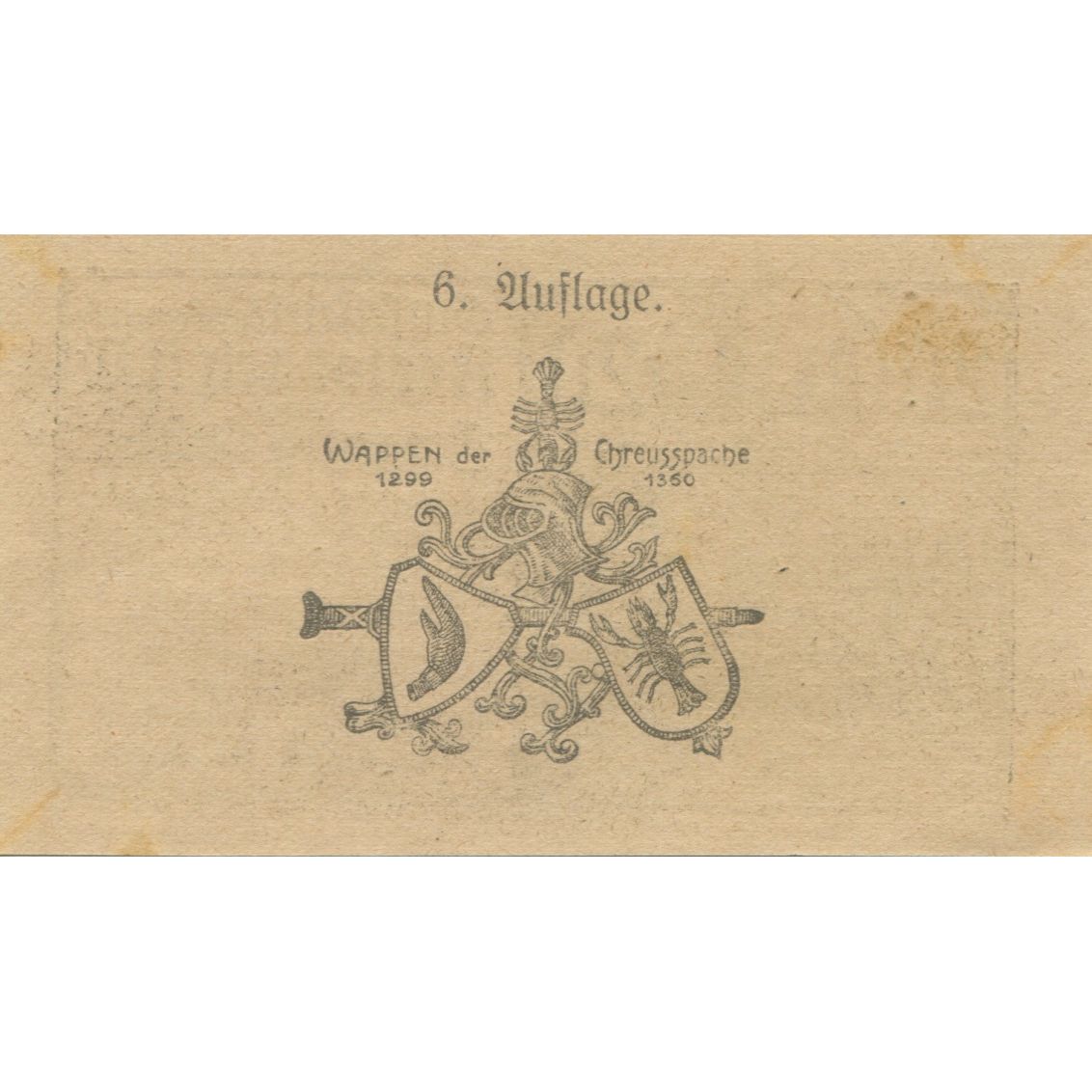 Banknot, Austria, Kreisbach, 20 Heller, château 1920-12-31 UNC(63) Mehl:FS 1235a