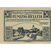 Banknote, Austria, Wartberg, 50 Heller, village, 1920 UNC(63) Mehl:FS 1141a