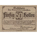 Banknot, Austria, Losenstein, 50 Heller, pont 1920-12-31, UNC(63) Mehl:FS 566