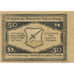 Banknot, Austria, Schwertberg, 50 Heller, épée 1920-12-31, UNC(63) Mehl:FS 984Ia