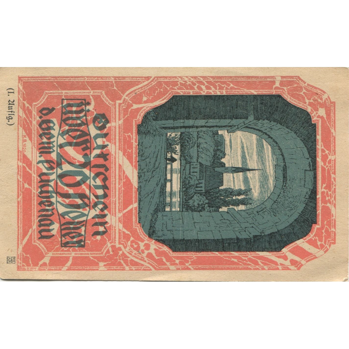 Banconote, Austria, Puchenau, 20 Heller, paysage, 1920, SPL-, Mehl:FS 788IIb