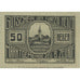 Banknote, Austria, Zell B. Zellhof, 50 Heller, Eglise 1920 UNC(63) Mehl:FS 1274a