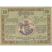 Banknot, Austria, Seitenstetten, 20 Heller, château 1920 UNC(63) Mehl:FS 989b