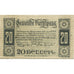 Geldschein, Österreich, Viechtwang, 20 Heller, Eglise, 1921 UNZ- Mehl:FS 1109
