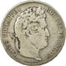 Coin, France, Louis-Philippe, 5 Francs, 1833, Rouen, VF(20-25), Silver