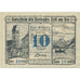 Banknote, Austria, Zell am See, 10 Heller, mer, 1920 UNC(63) Mehl:FS 1270II