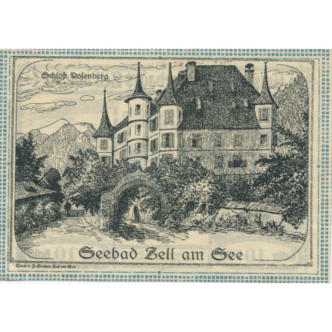 Banknote, Austria, Zell am See, 10 Heller, mer, 1920 UNC(63) Mehl:FS 1270II