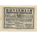 Geldschein, Österreich, Maxglan, 10 Heller, pont 1920-11-01, VZ, Mehl:FS 602a