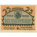 Banknote, Germany, Goldberg, 25 Pfennig, ferme, 1922-05-31, UNC(63) Mehl:452.1